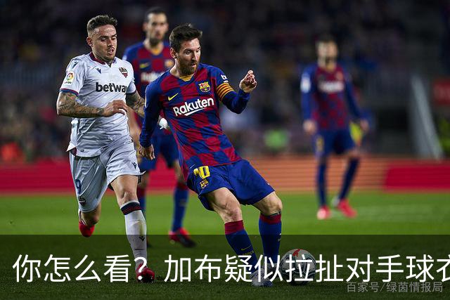 你怎么看？加布疑似拉扯对手球衣逃黄，轻微身体接触后跳水