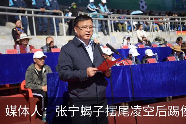 媒体人：张宁蝎子摆尾凌空后踢侯孟泽 这是高难度的武术技击动作